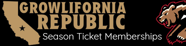 Growlifornia Republic Season Ticket Memberships